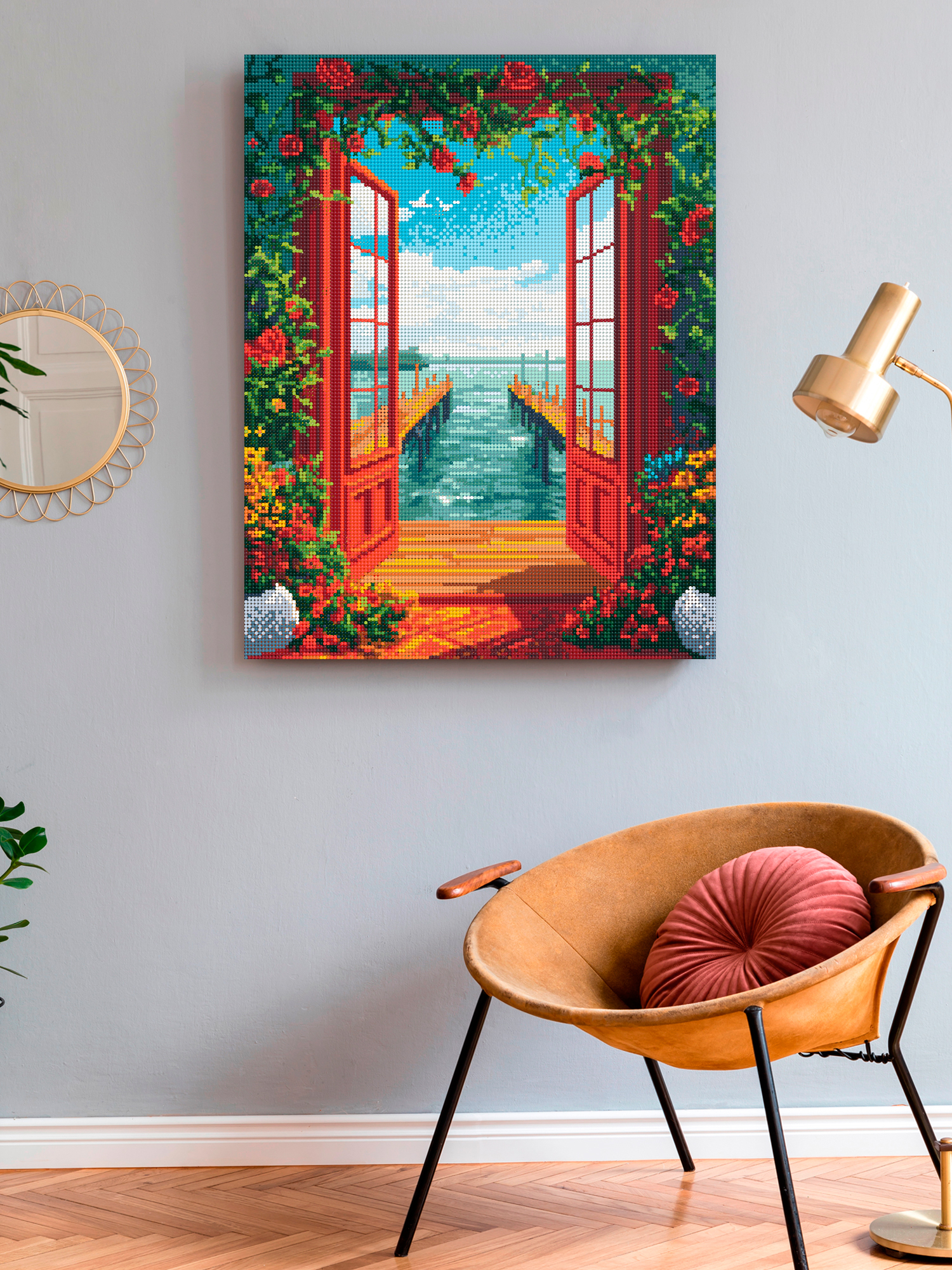 Алмазная мозаика Art on Canvas Вид на море в ассортименте - фото 3