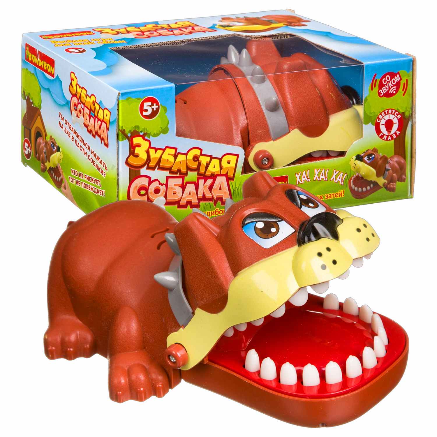 Настольная игра Bondibon на реакцию Зубастая Собака - фото 1