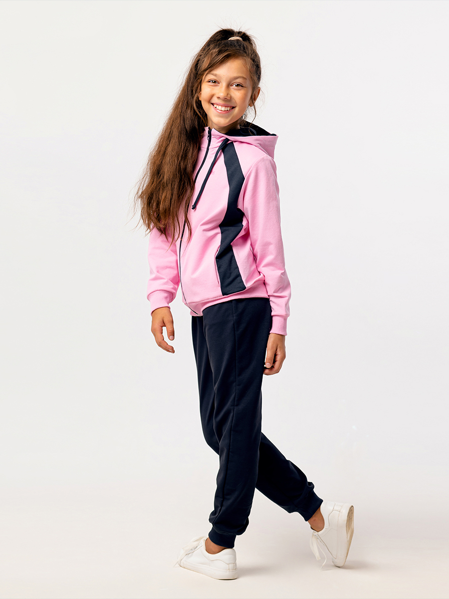 Спортивный костюм RODOS М-258/темно-синий_пыльная_роза - фото 5