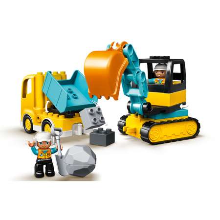 Конструктор LEGO DUPLO Грузовик и Экскаватор 20 дет.