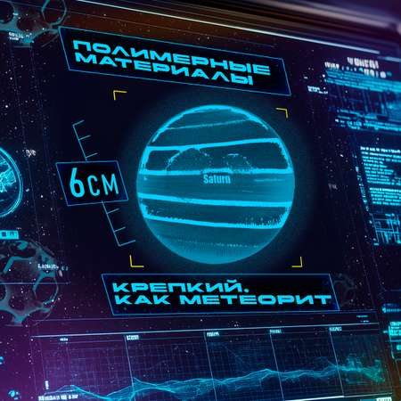 Мяч детский moon ball Крутой Замес 1TOY Сатурн попрыгунчик лунный галактический мон бол