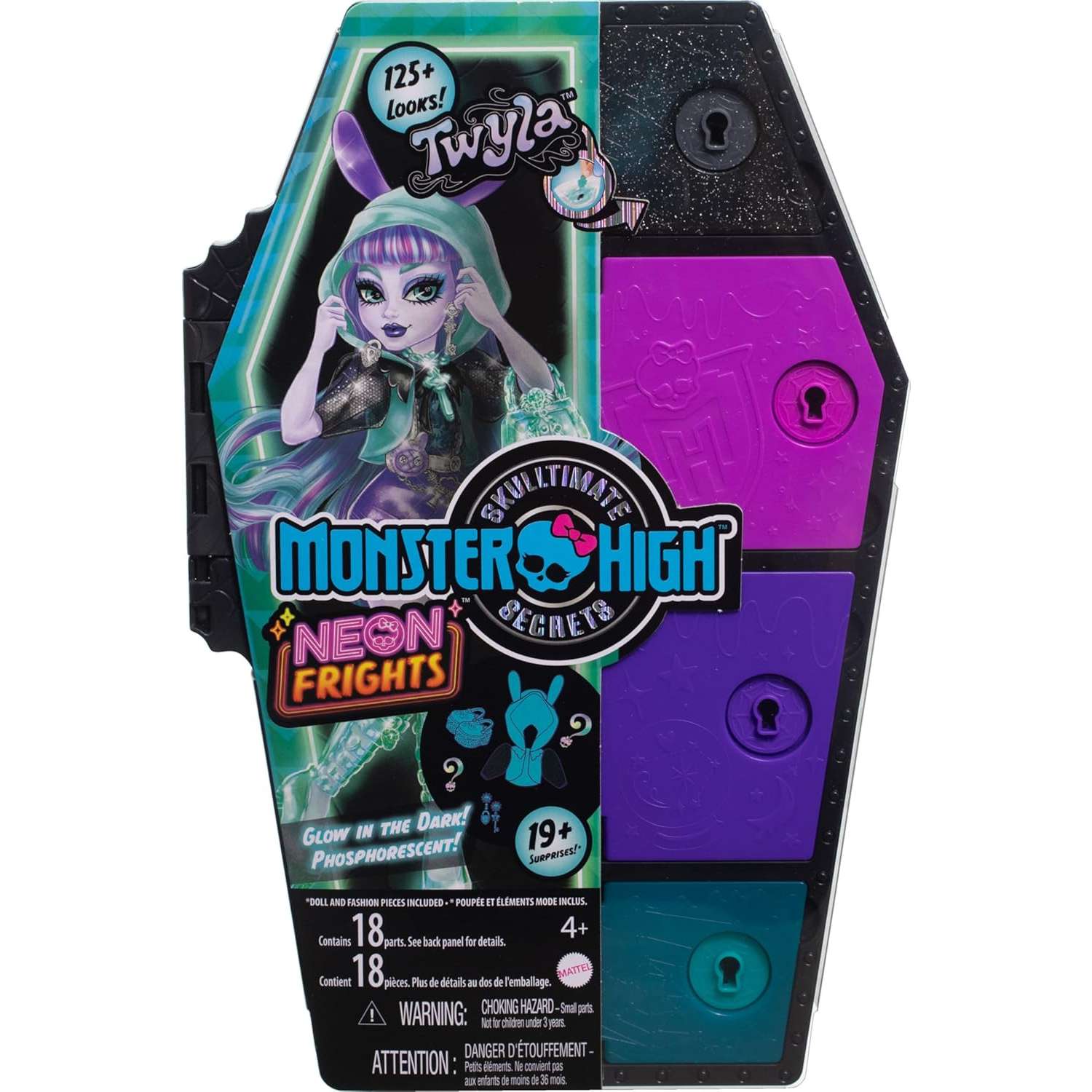Кукла модельная Monster High Skulltimate Secrets Twyla HNF82 - фото 7