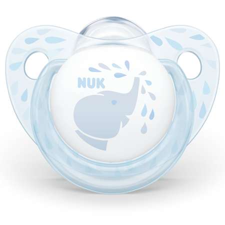 Пустышка Nuk латекс классическая от 6 мес. 1 шт. в ассортименте