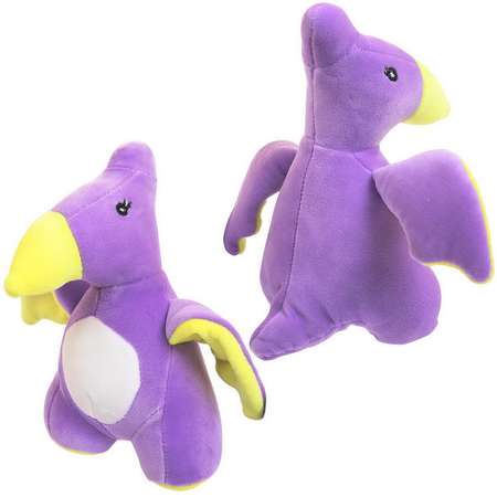 Мягкая игрушка ABTOYS Dino Baby Динозаврик сиреневый