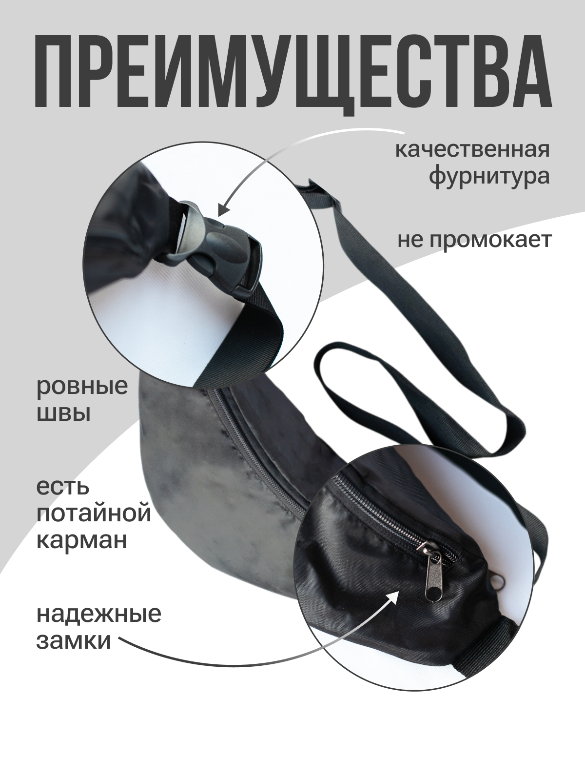 Сумка поясная LE.CLO Поясная - фото 5