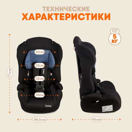 Автокресло ZLATEK 1/2/3 (9-36 кг)