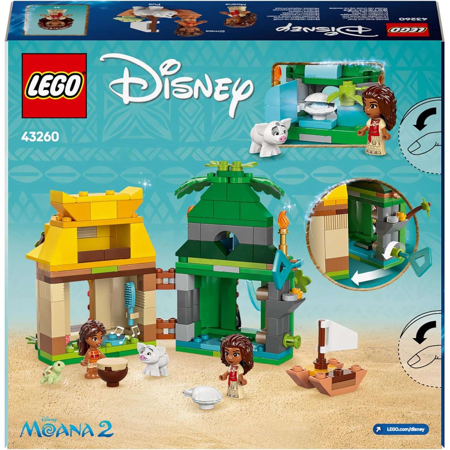 Конструктор LEGO Disney Princess Развлечения на острове Моаны - фото 7