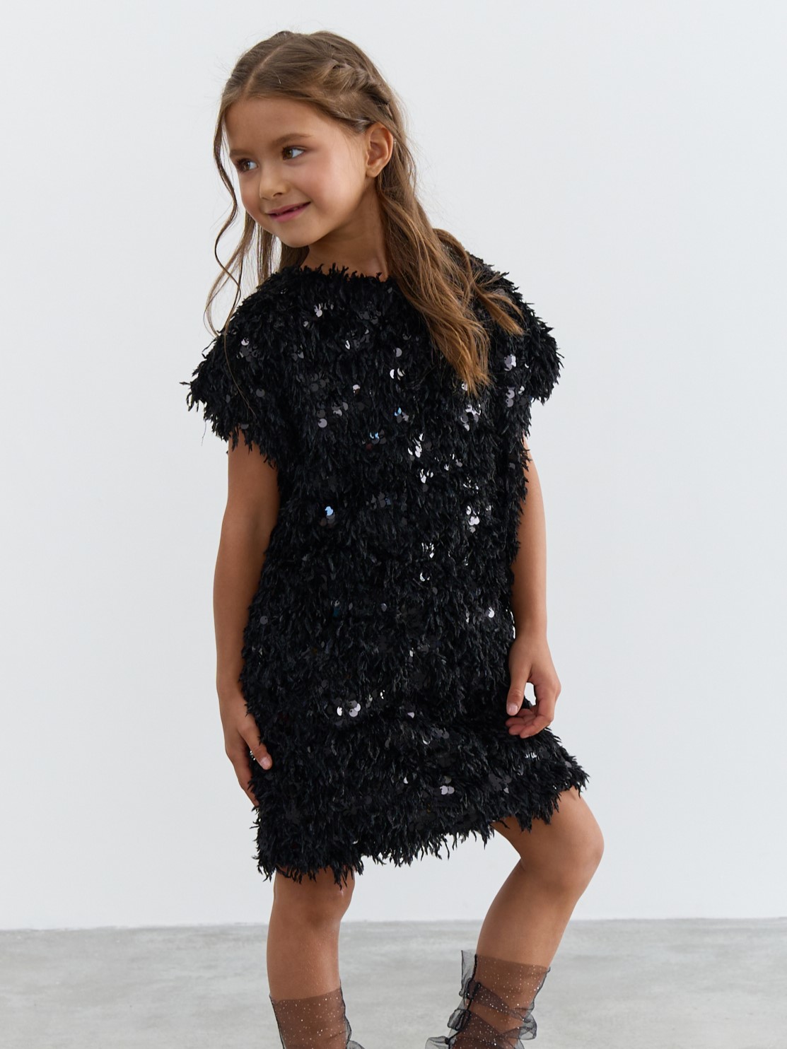 Платье BUNGLY 1R9010/Уголь - фото 1