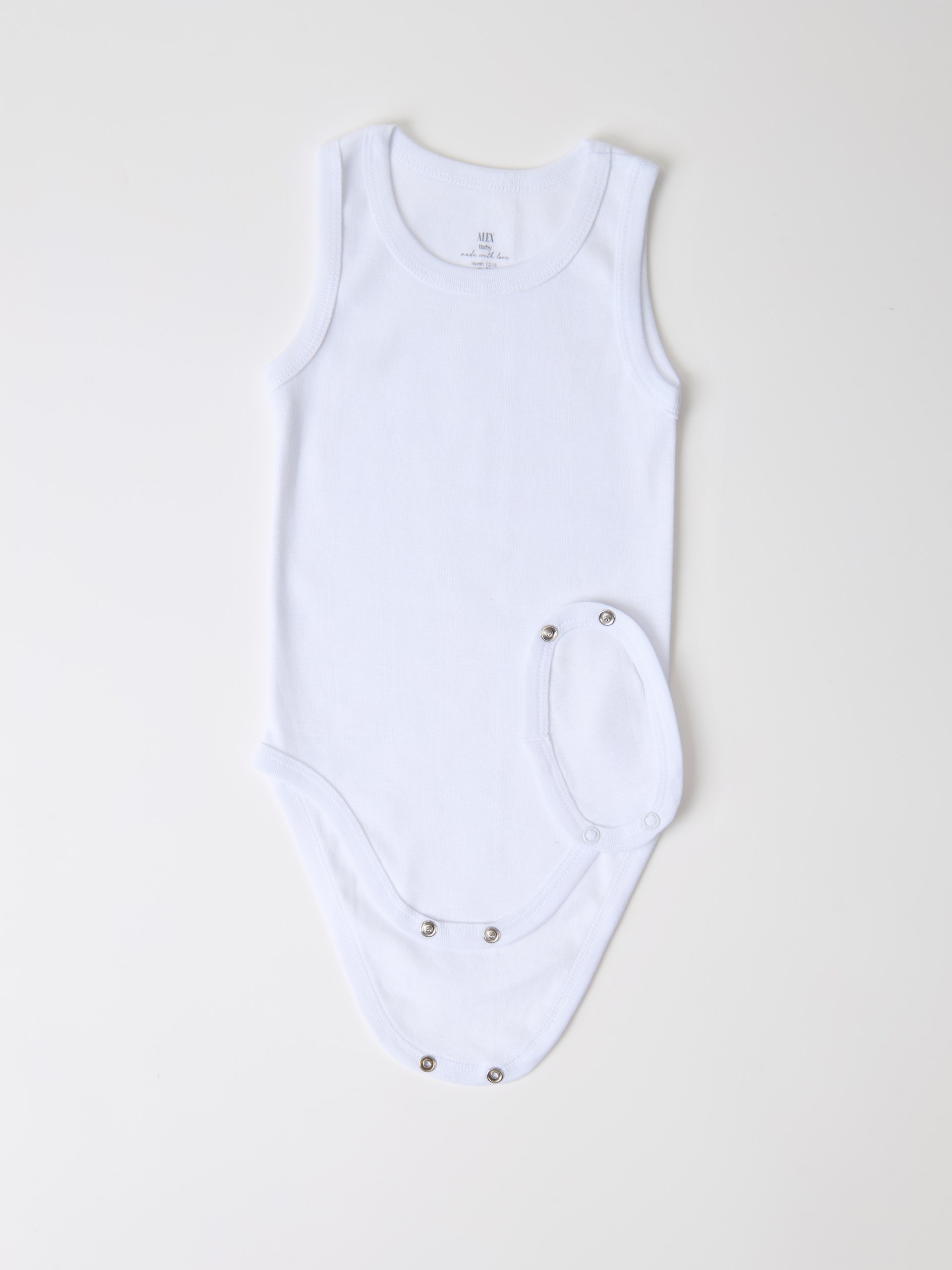 Боди 2 шт ALEX YVN Bdm2-57-белый-т.желтый - фото 3