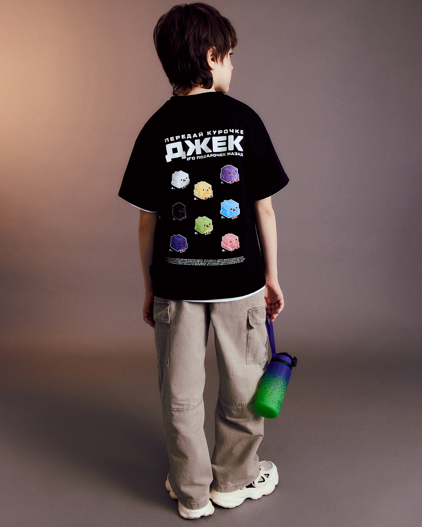 Изображение товара Футболка Futurino Fashion by Fixeye 100% хлопок с пиксельным принтом