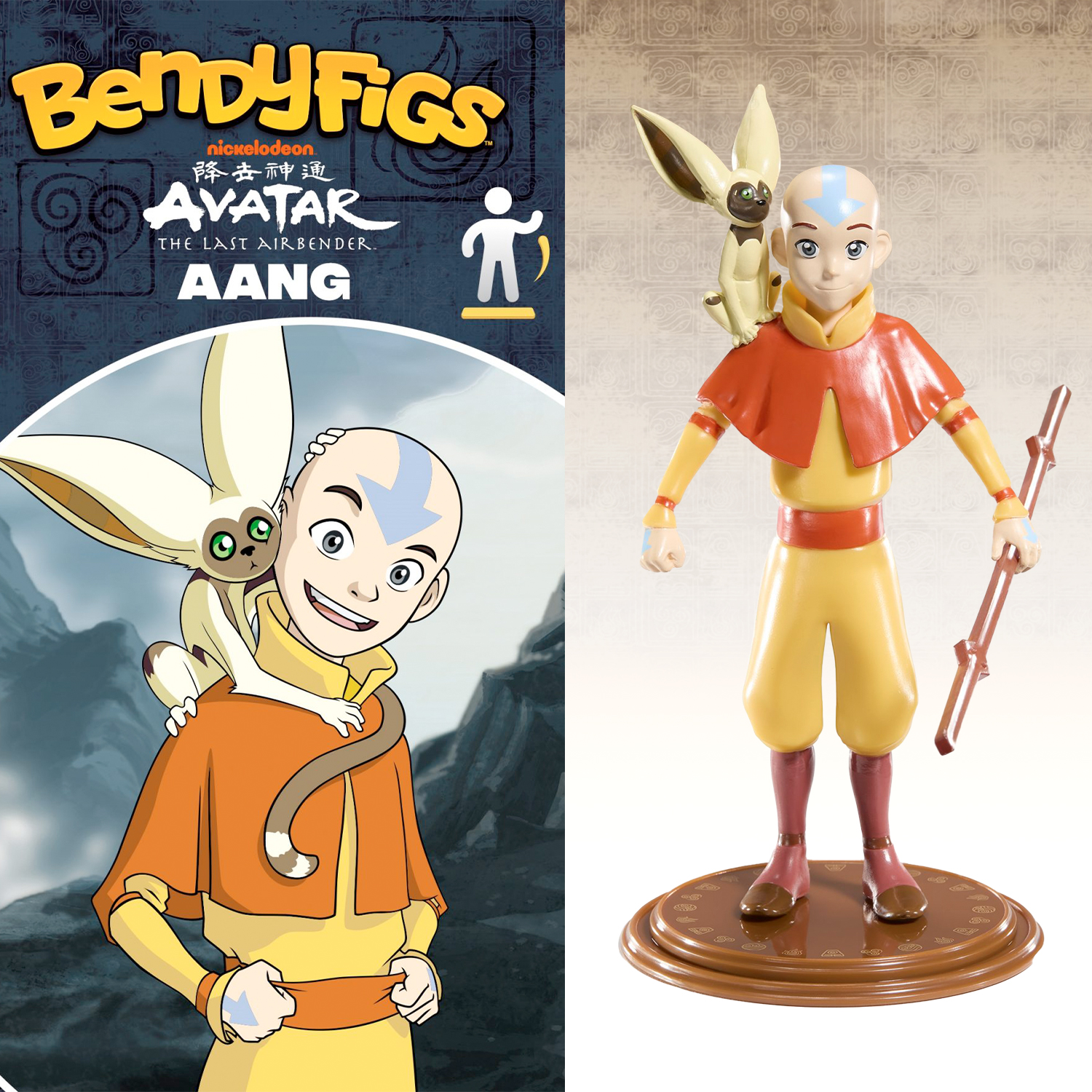 Фигурка AVATAR Bendyfig Аанг 18 см гибкая - фото 13