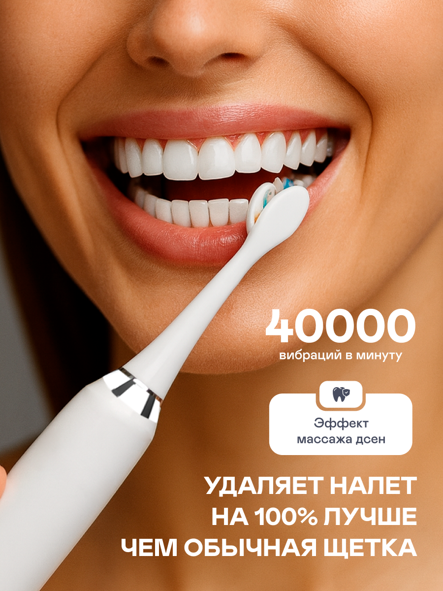 Зубная щетка ультразвуковая GARLYN 1 шт. - фото 3