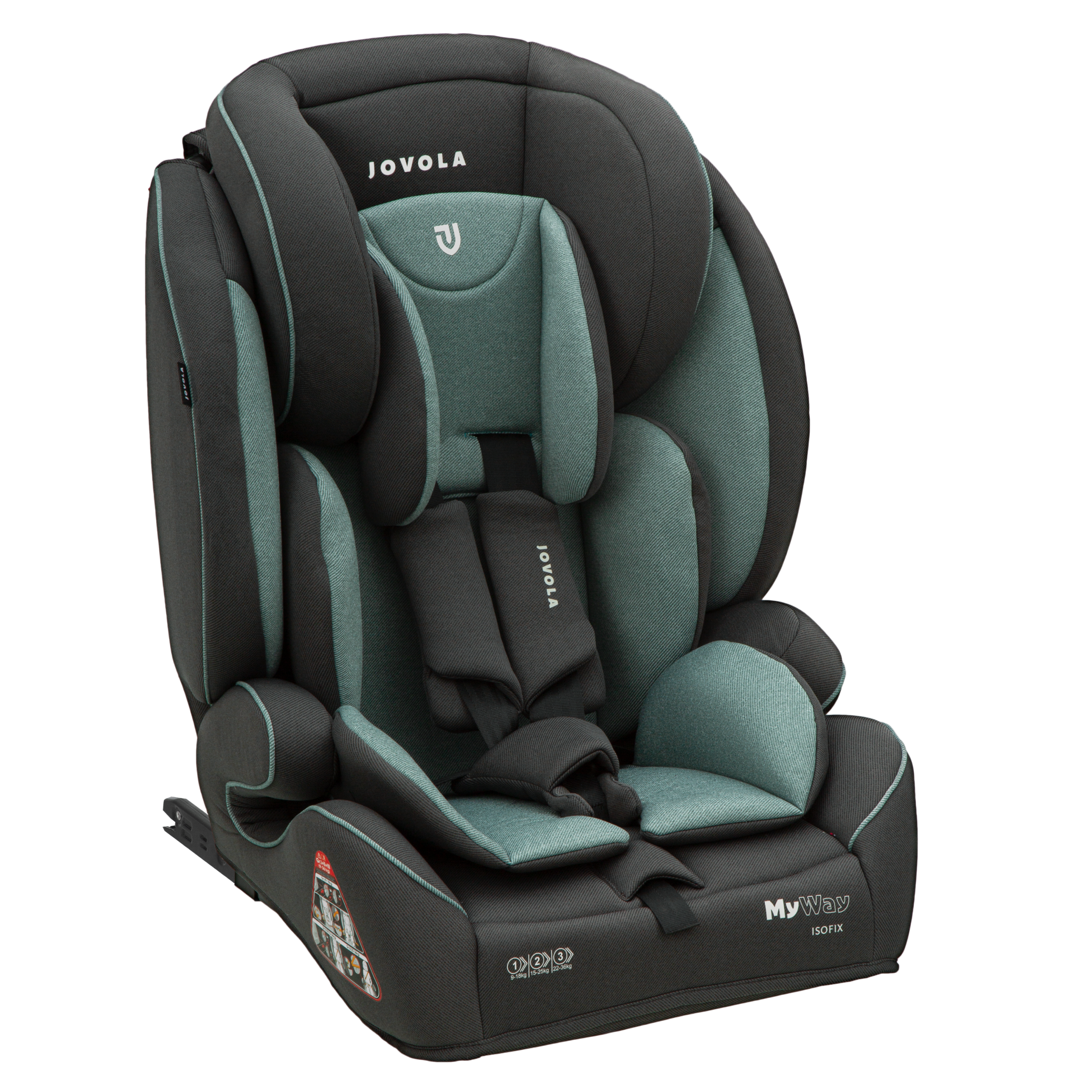 Автокресло JOVOLA MyWay Isofix 1/2/3 (9-36 кг) - фото 9