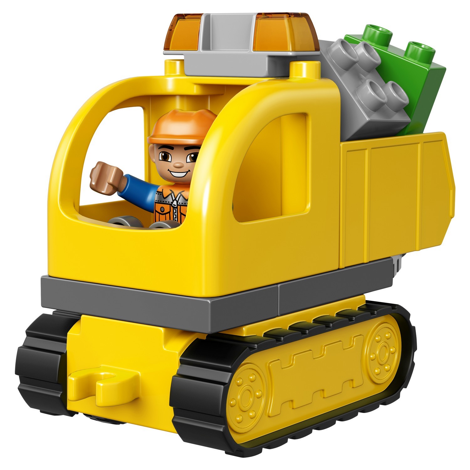 Конструктор LEGO DUPLO Грузовик и экскаватор блочный - фото 10