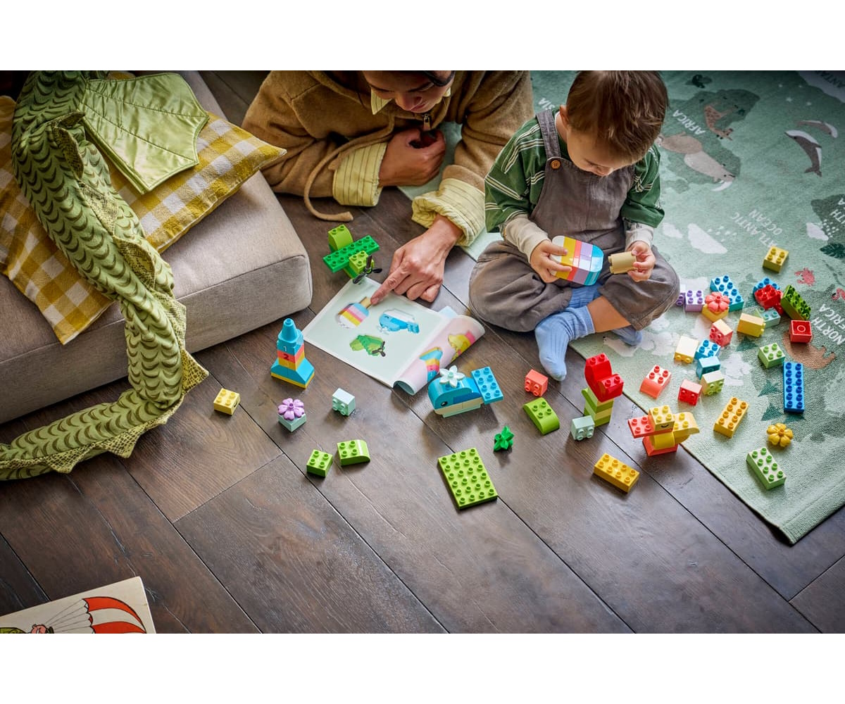 Конструктор LEGO DUPLO Красочная креативная коробка 80 дет. - фото 10