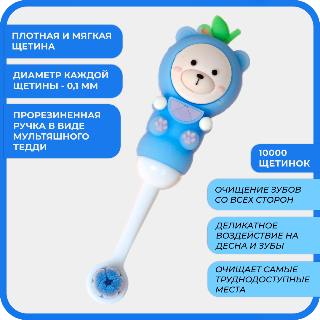 Зубная щетка классическая Чистый Зуб от 0 лет 1 шт. - фото 4