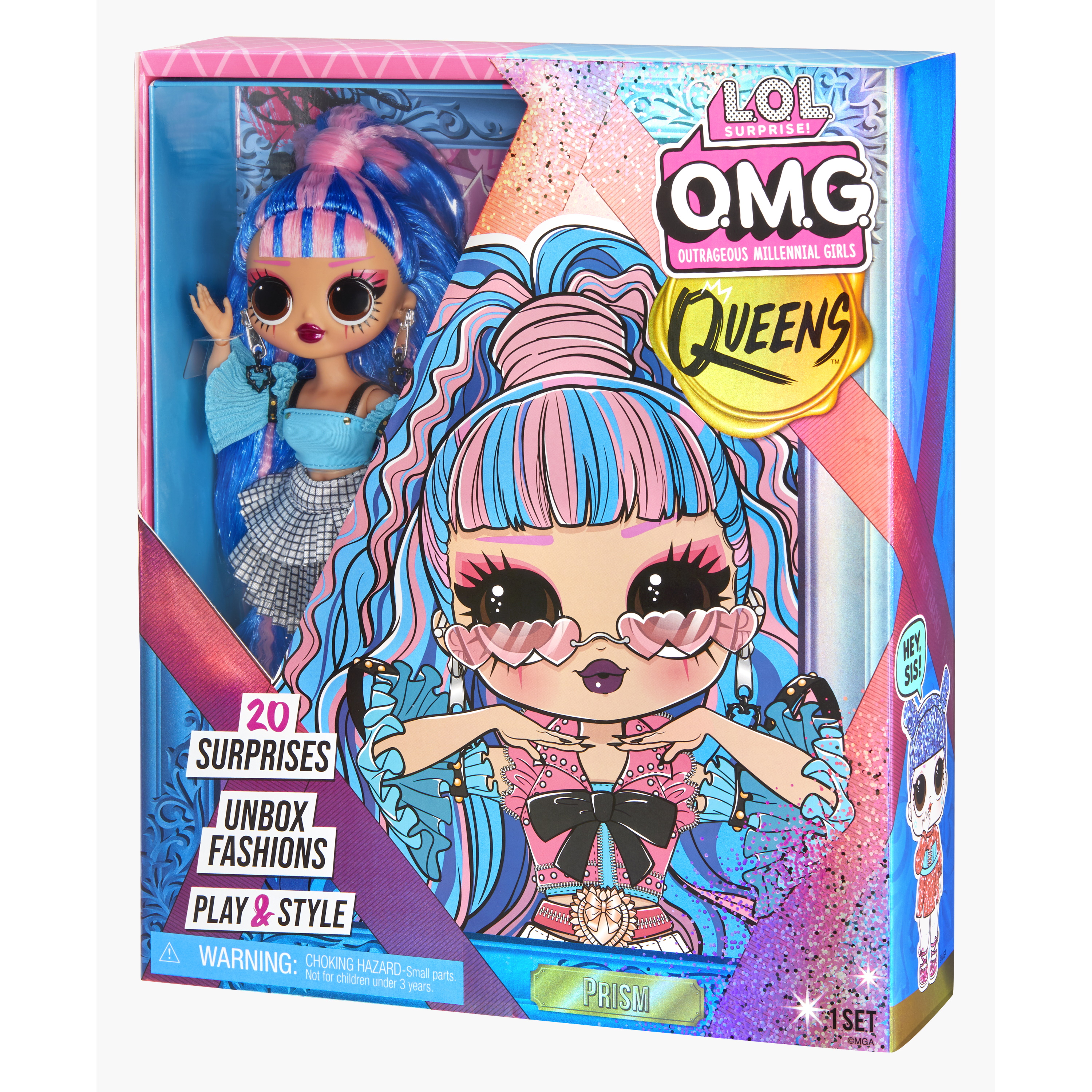 Кукла модельная L.O.L. Surprise! OMG Queens Prism 579915EUC - фото 8