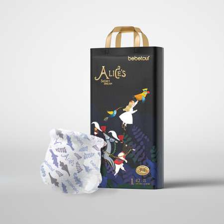 Трусики Bebetour Alices Secret Dream L (9-14 кг) 42 шт.