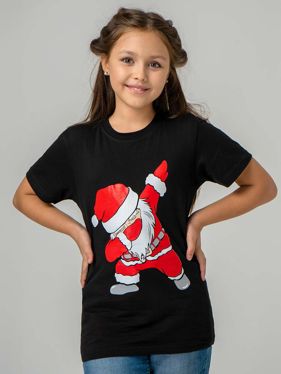 Футболка HappyFox HF55011Msanta.черный - фото 12