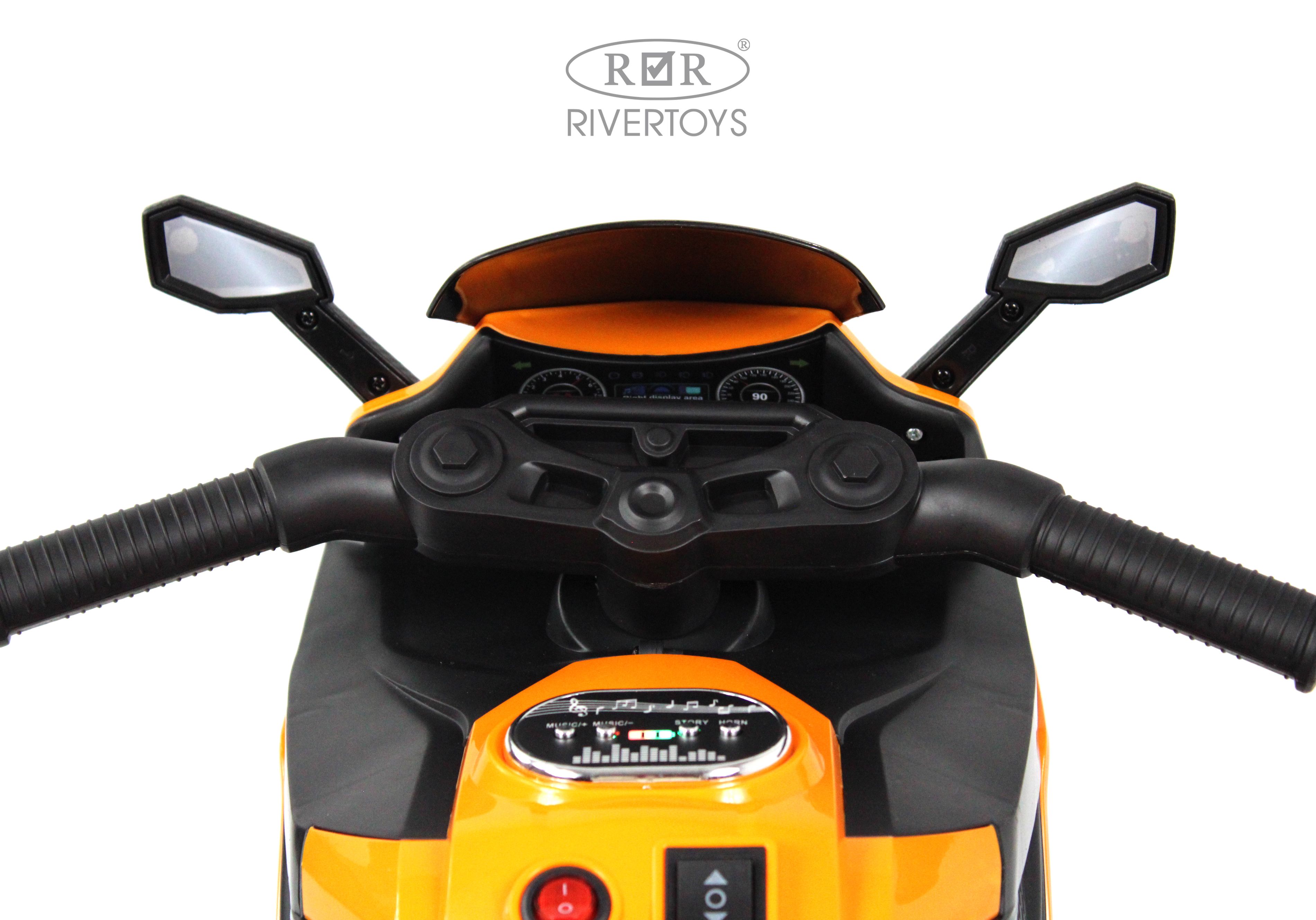 Электромобиль RIVERTOYS K002PX-YELLOW - фото 16