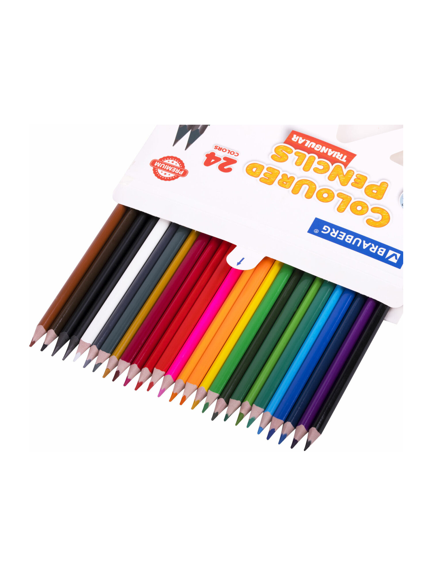 Карандаши цветные Brauberg 26 шт. - фото 12