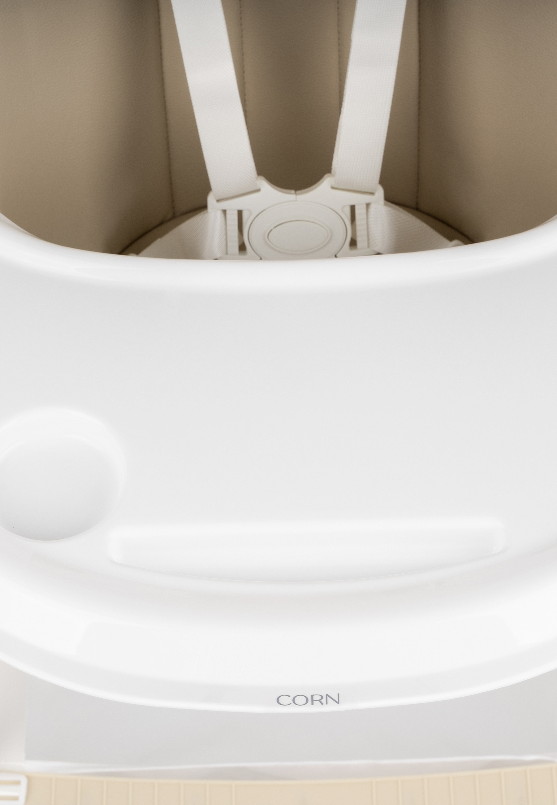 Стульчик для кормления Indigo Corn бежевый - фото 11