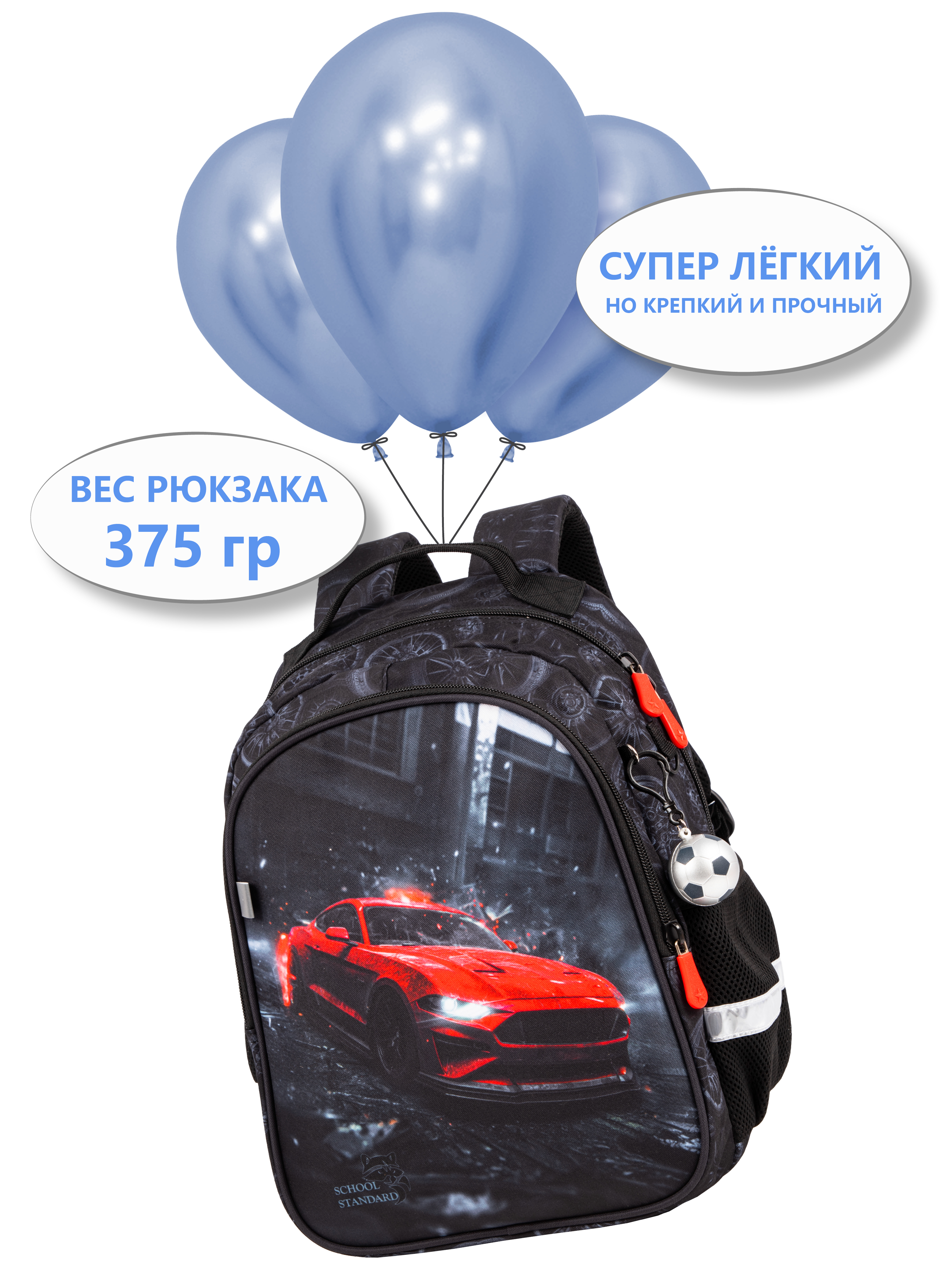 Рюкзак School Standard школьный для мальчика 8в1 - фото 2
