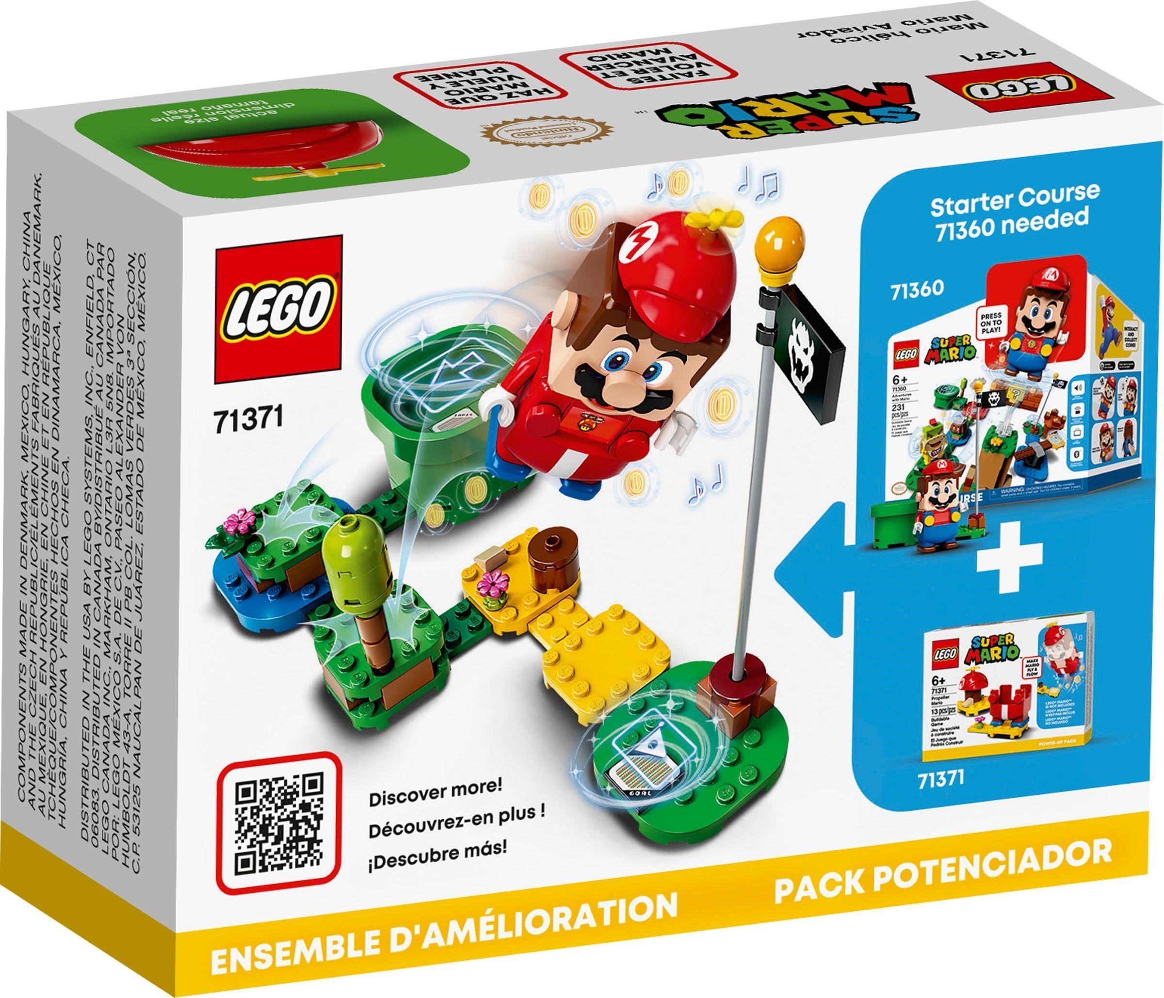 Конструктор LEGO Super Mario Марио-вертолет. Набор усилений 13 дет. - фото 3