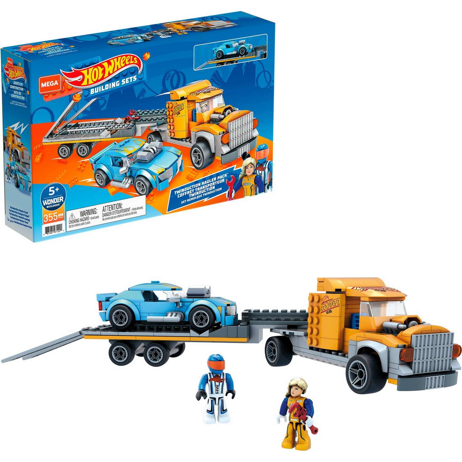Конструктор Mega Construx Hot Wheels Автовоз 355 дет. - фото 10