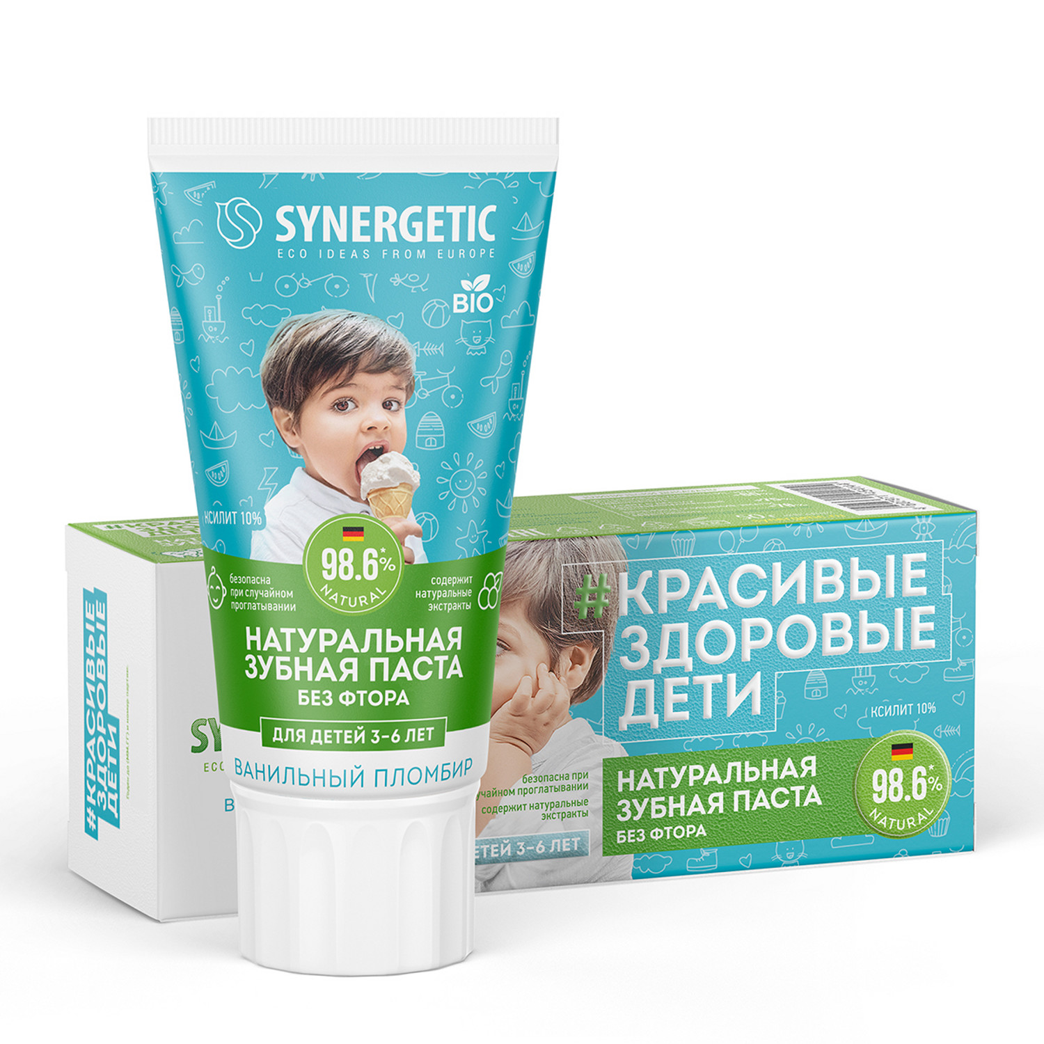 Зубная паста Synergetic без фтора десерт - фото 4