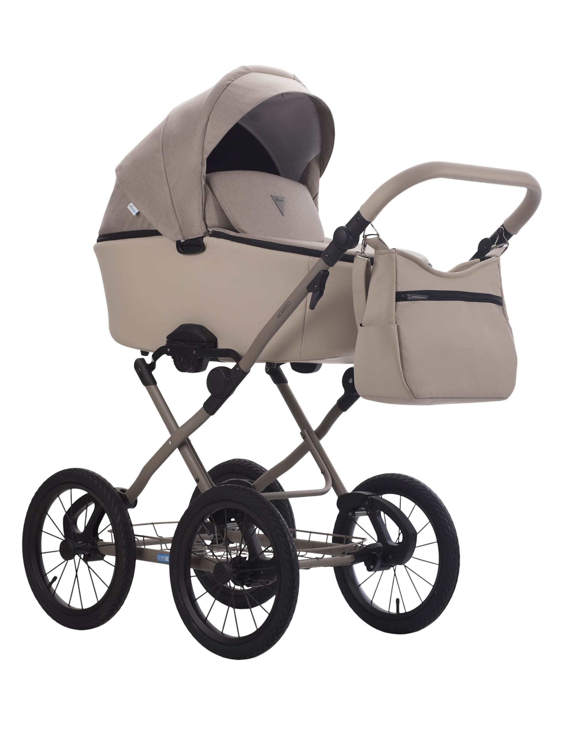 Коляска 2в1 Aroteam Moreno SL New 02 беж. Рама - фото 1