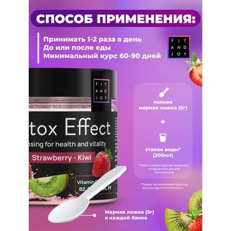 Дренажный напиток FIT AND JOY Детокс для похудения набор 3шт