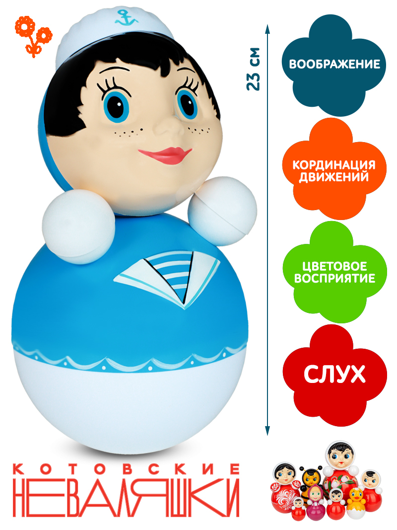 Игрушка Котовские неваляшки неваляшка - фото 2
