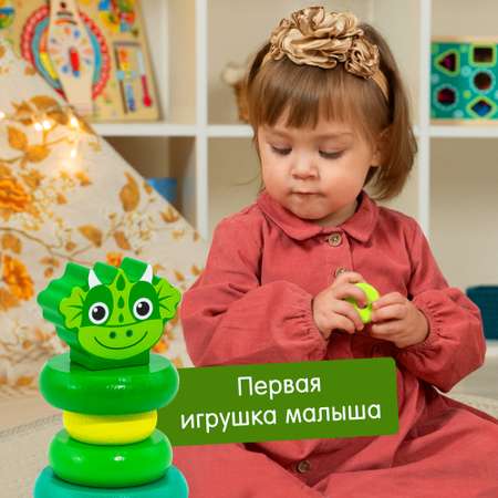 Игрушка Alatoys пирамидка Монтессори