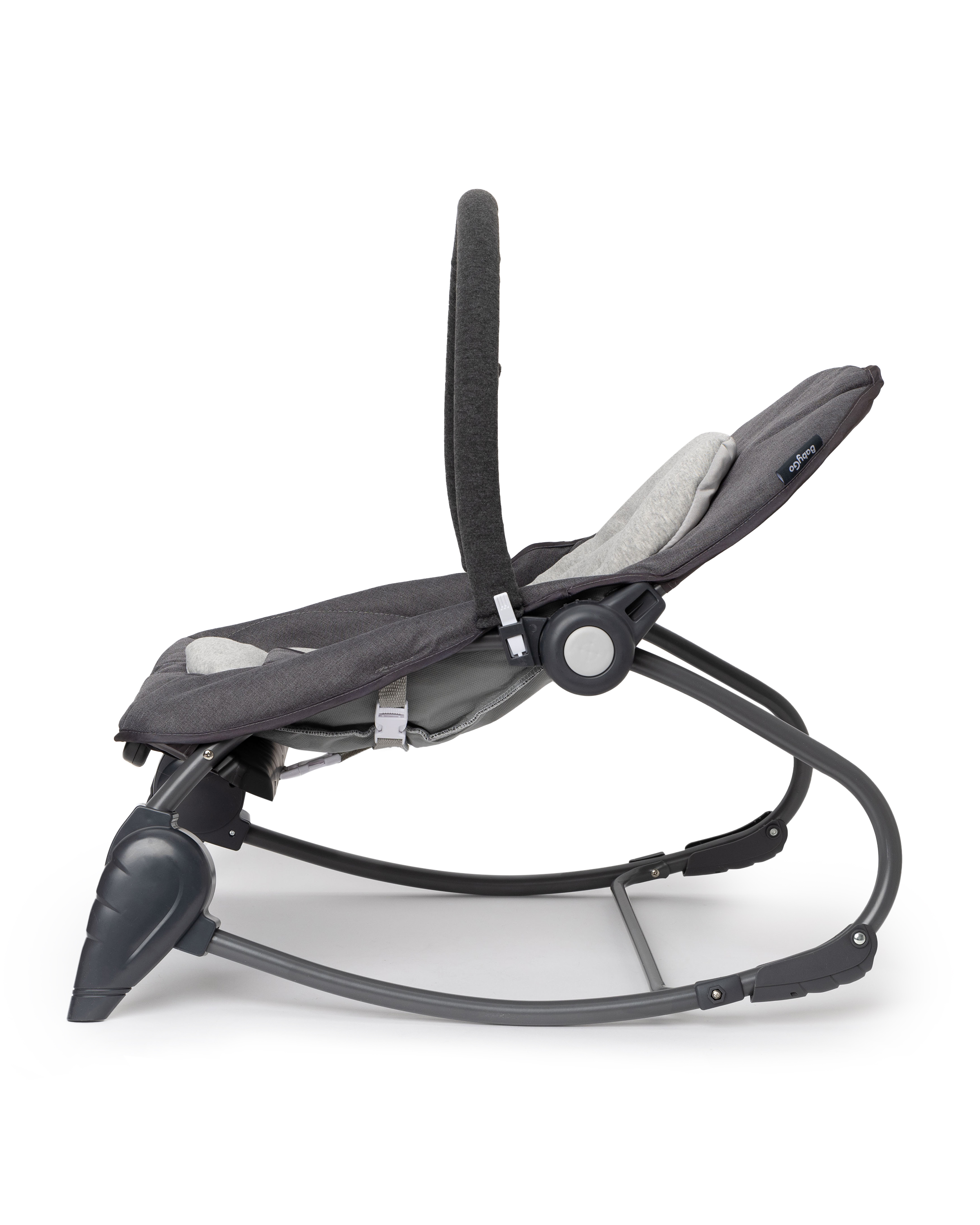 Шезлонг BabyGo Birdy серый - фото 3