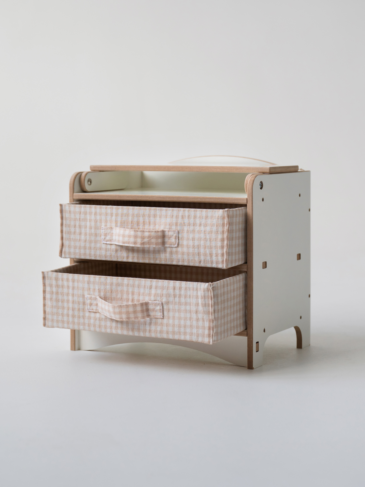 Аксессуар для кукол Pema kids шкаф, кукольный интерьер 475736 Комод кукольный (Белый) ЛМДФ - фото 11