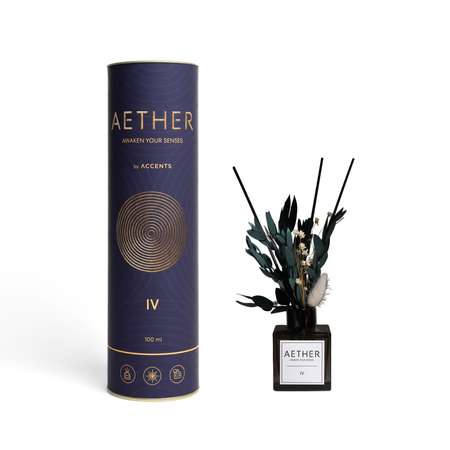Диффузор с сухоцветами в Премиум тубусе Accents Santal