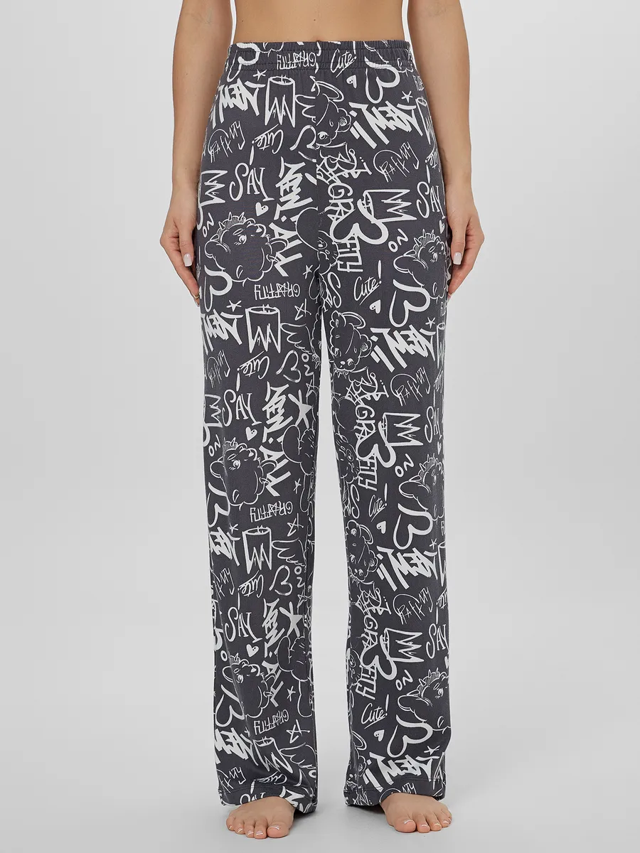 Пижама Mark Formelle (Марк Формэль) 592468-1/граффити на графите - фото 8