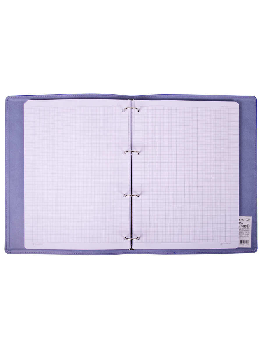 Тетрадь со сменным блоком Brauberg клетка 120 лист. - фото 8
