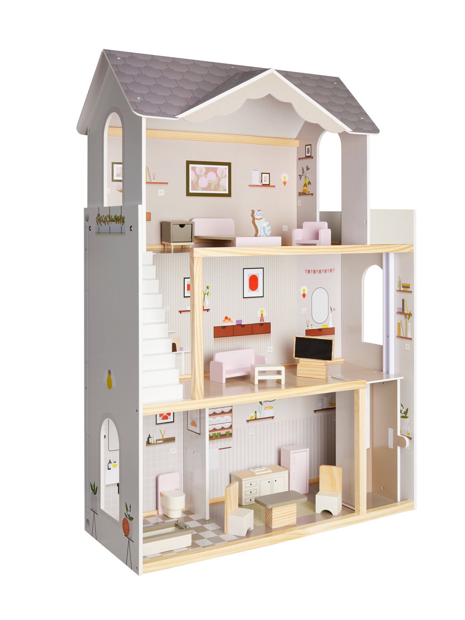 Домик для кукол Junion 118 см с мебелью 905642.DH628-2 - фото 16