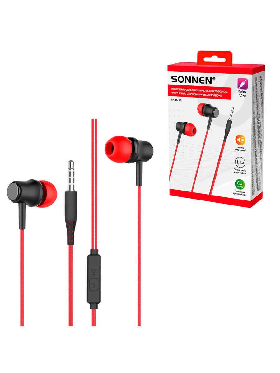 Наушники-вкладыши Sonnen - фото 1