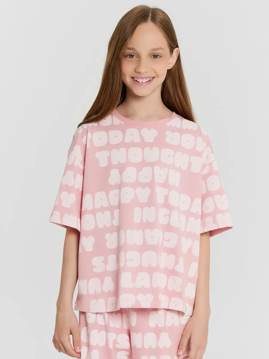 Пижама Mark Formelle (Марк Формэль) 567747/текст на пыльной розе - фото 8