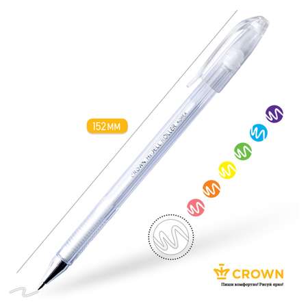 Ручка гелевая CROWN 12 шт.