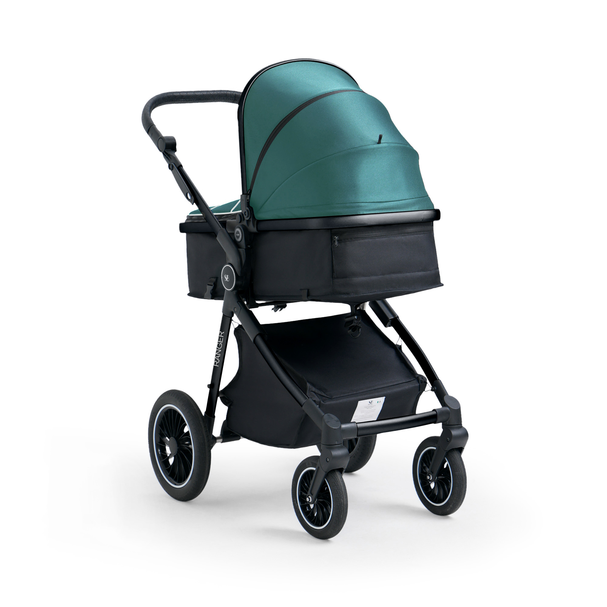 Коляска трансформер Sweet Baby зеленый - фото 24