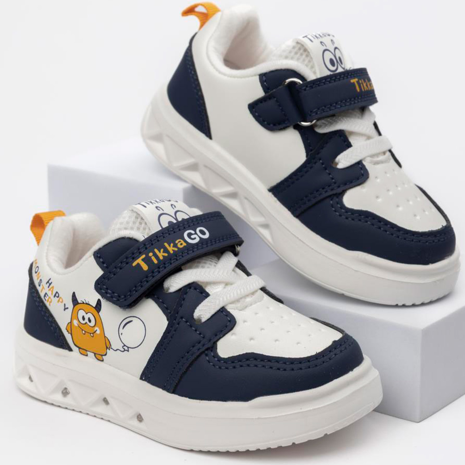 Кроссовки TikkaGo 1A05_6251-1_white-navy - фото 1