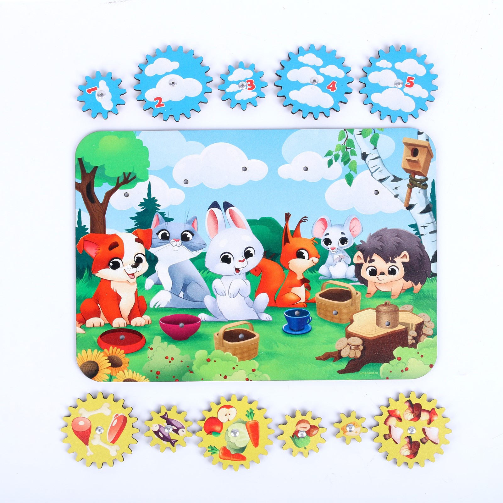 Настольная игра Лесная мастерская Кто что ест - фото 3