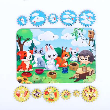 Настольная игра Лесная мастерская Кто что ест