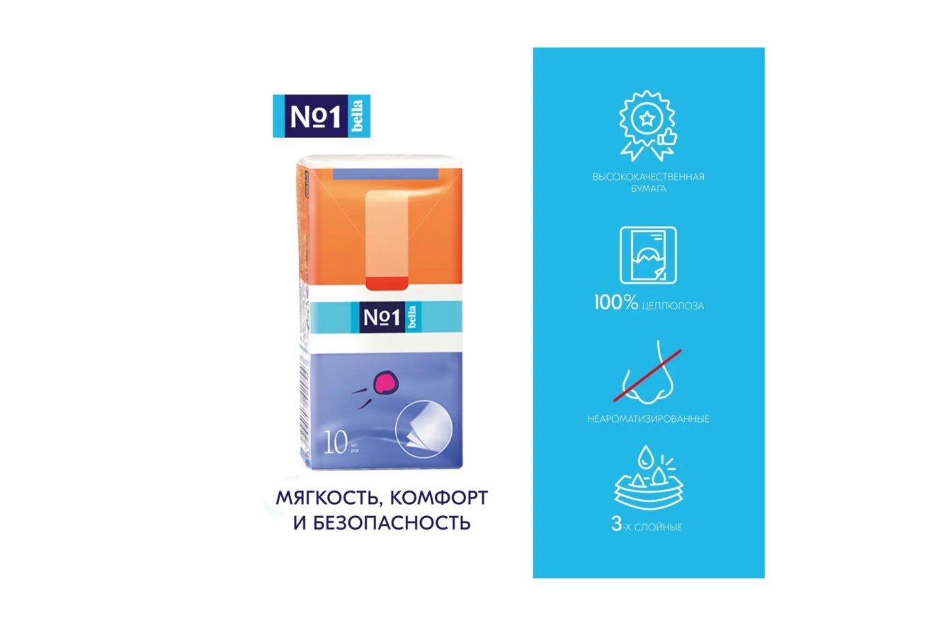 Бумажные платочки Bella - фото 2