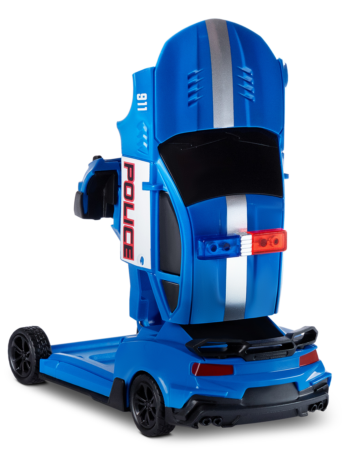 Фигурка AUTODRIVE Робот трансформер Синий - фото 13