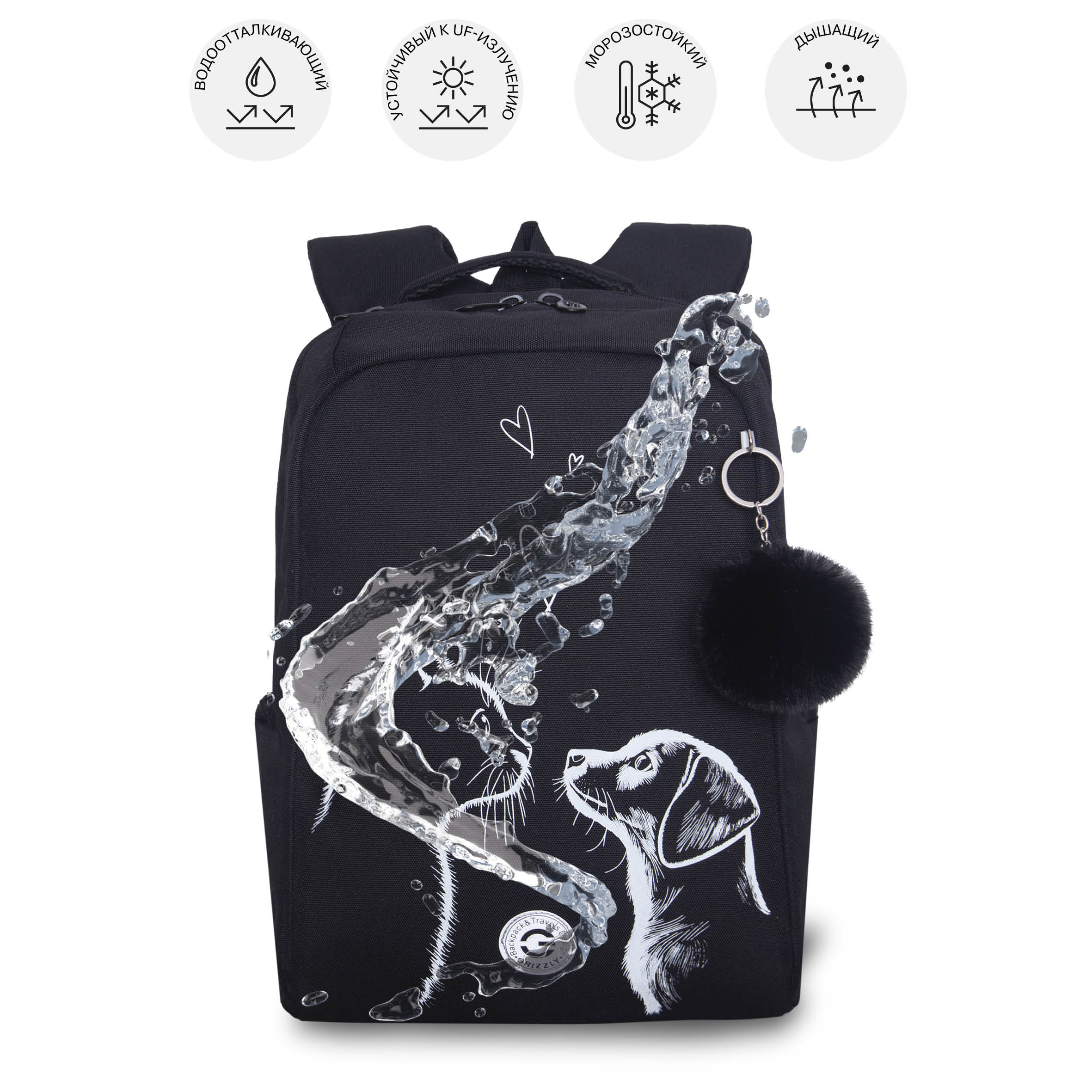 Рюкзак Grizzly для девочки - фото 11